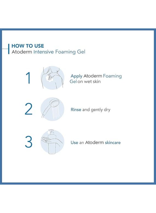 Bioderma Atoderm Intensive Foaming Gel White 200ml - Image 3