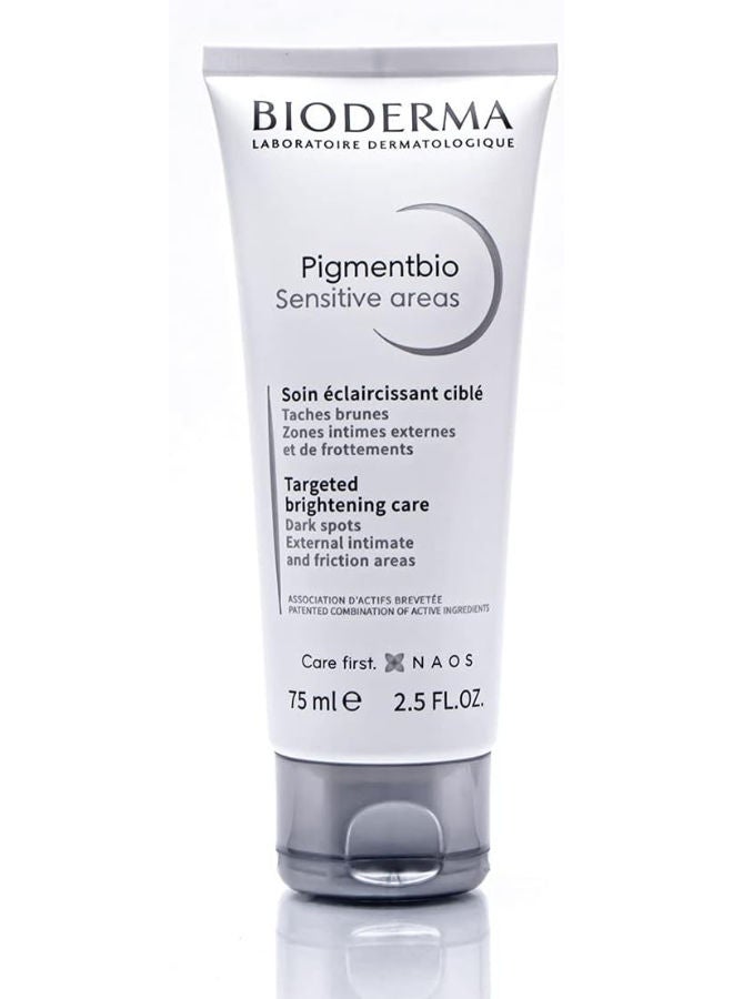 Bioderma Pigmentbio Sensitive Areas Targeted Brightening Care White 75ml - Image 1