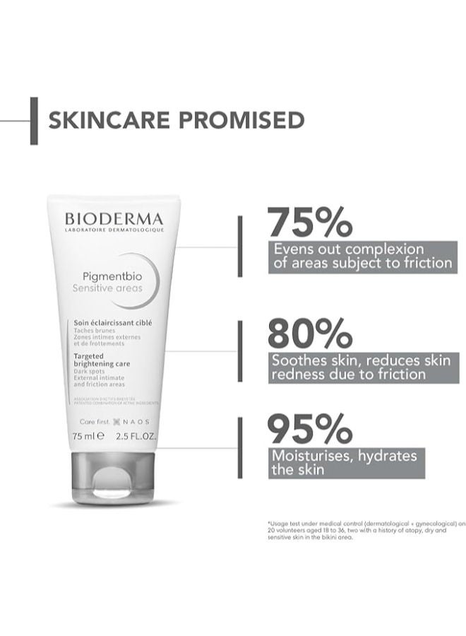 Bioderma Pigmentbio Sensitive Areas Targeted Brightening Care White 75ml - Image 4