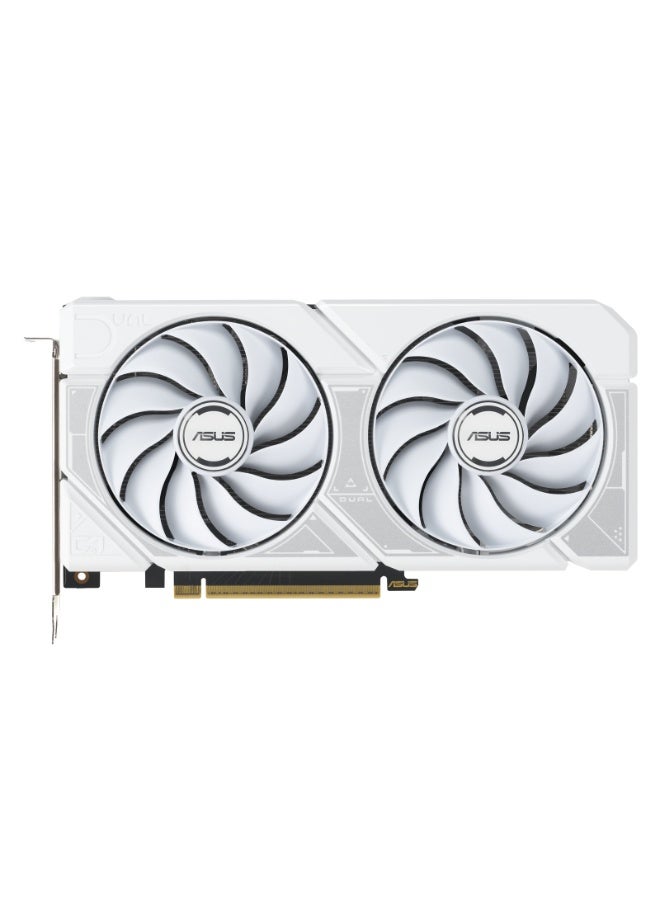 ASUS Dual GeForce RTX 5060 Ti OC White Edition 16GB GDDR7 Graphics Card, PCIe 5.0, 2632MHz Boost Clock, 4608 CUDA Cores, HDMI 2.1, 3x DisplayPort 2.1, Dual Axial-Tech Fans, 2.5-Slot, 0dB Tech, Dual BIOS, AI-Ready, VR-Ready, Ray Tracing, DLSS 3, GPU Tweak III | 90YV0MH6-M0NA00 White - Image 5