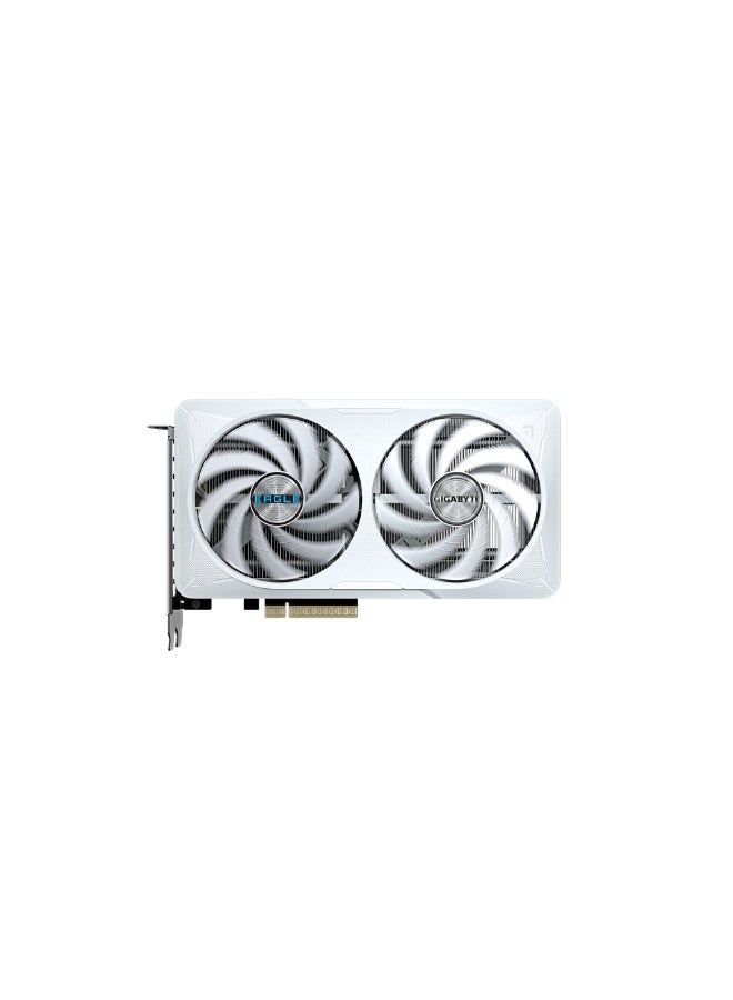 GIGABYTE GeForce RTX 5060 EAGLE OC ICE 8GB GDDR7 PCIe 5.0 Graphics Card, 3840 CUDA Cores, 2550 MHz Boost Clock, 128-bit Memory Bus, 28 Gbps Memory Speed, WINDFORCE Dual Fan Cooling, 3x DisplayPort 2.1b, 1x HDMI 2.1b, NVIDIA DLSS 4 & Reflex 2, Ray Tracing, 8-pin Power, White Sci-Fi Design | GV-N5060EAGLEOC ICE-8GD White - Image 5