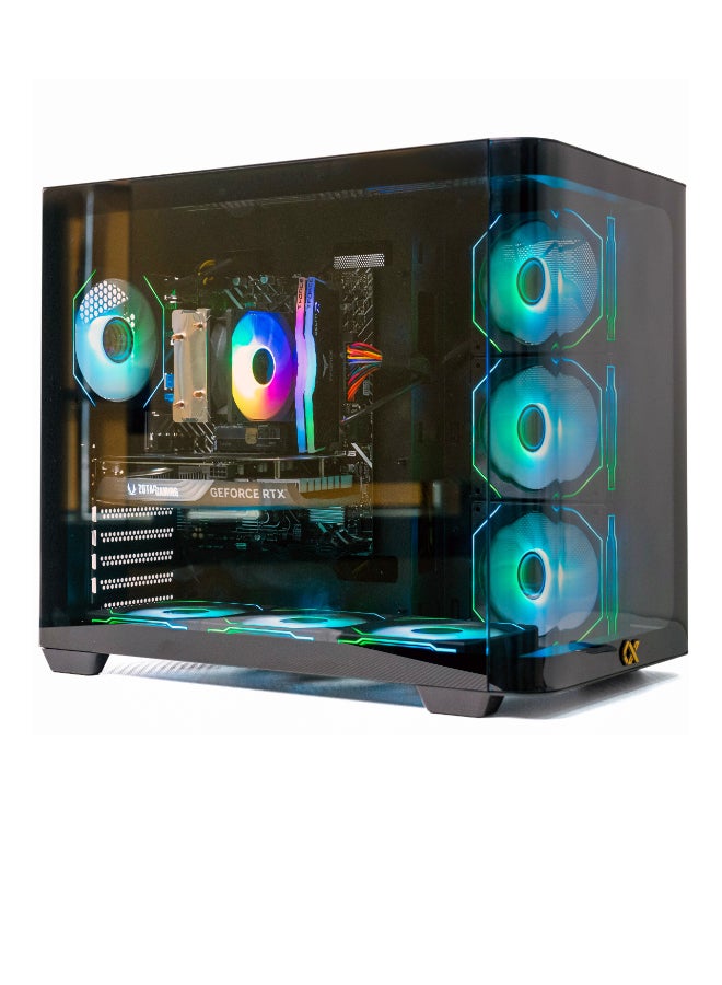 Setup Master Pro Gaming PC With Intel Core i5-14400F Processor/16GB DDR5 RAM/1TB SSD/8GB Nvidia GeForce RTX 5060 Graphics/Windows 11 Pro/ Black - Image 1