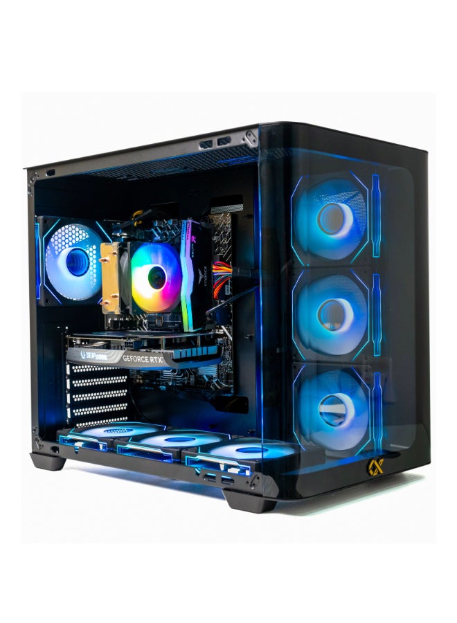 Setup Master Pro Gaming PC With Intel Core i5-14400F Processor/32GB DDR5 RAM/1TB SSD/8GB Nvidia GeForce RTX 5060 Graphics/Windows 11 Pro/ Black - Image 1