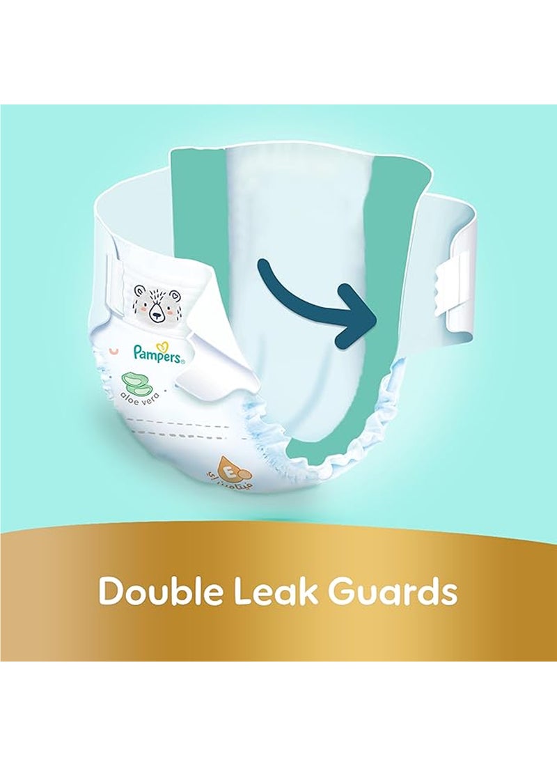 Pampers Ultimate Comfort Taped Diapers, Size 6, 13+kg, Lotion infused with Aloe Vera and Vitamin E, Mega Pack - Image 3