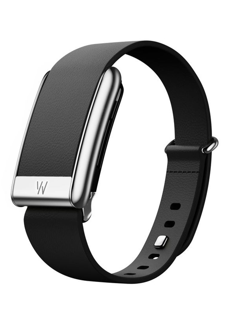 WHOOP LeatherLuxe Band – Compatible with 5.0, One, & Peak – Genuine Italian Leather Accessory, Size S – Not Compatible with Gen 4 Black with Titanium - Image 2