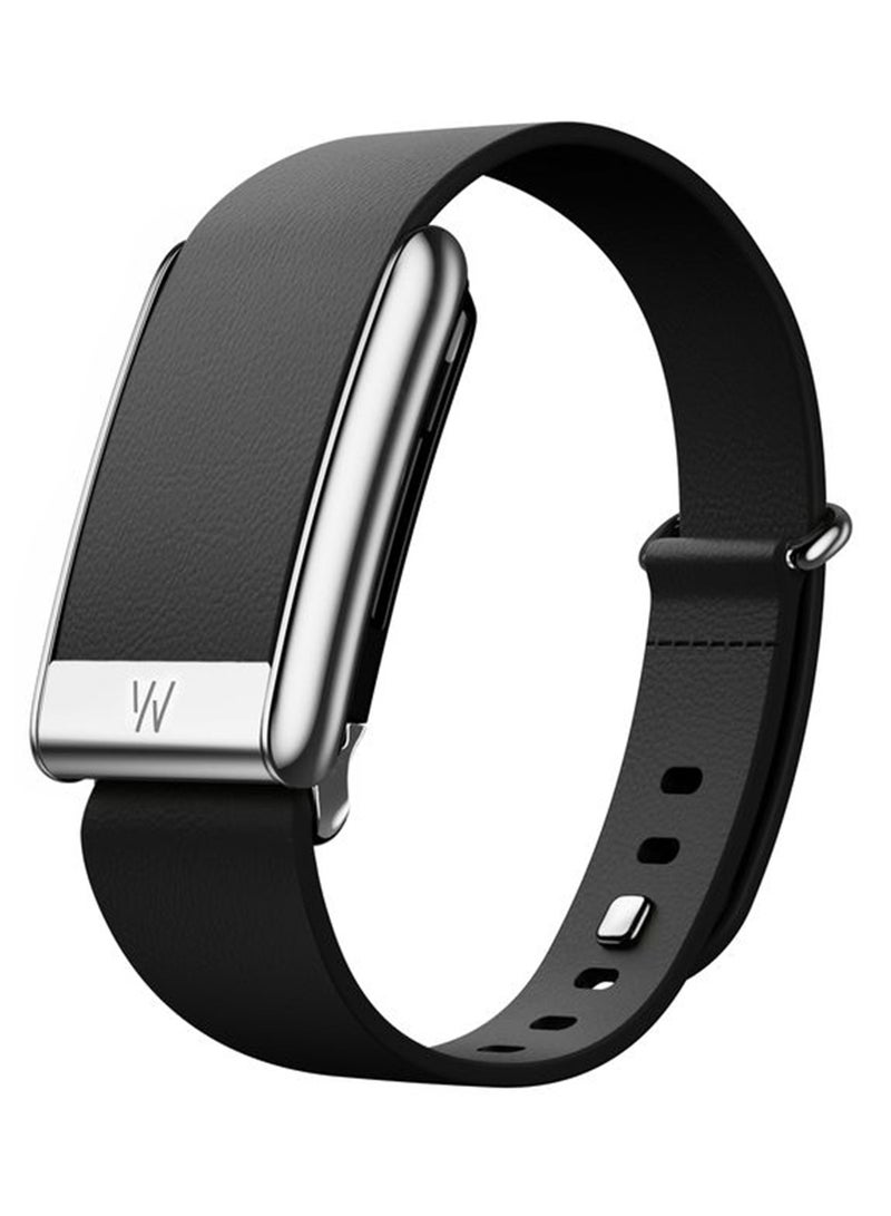 WHOOP LeatherLuxe Band – Compatible with 5.0, One, & Peak – Genuine Italian Leather Accessory, Size L – Not Compatible with Gen 4 Black with Titanium - Image 2