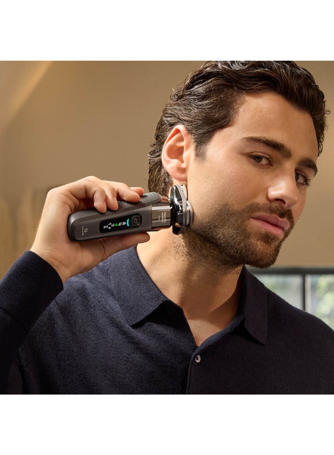 فيليبس حلاقة كهربائية رطبة وجافة I9000 مع Skiniq، رأس مرن بدقة 360°، مستشعر حماية الضغط، ضمان 5 سنوات، مقصات منبثقة مدمجة، حقيبة سفر متضمنة - Image 5