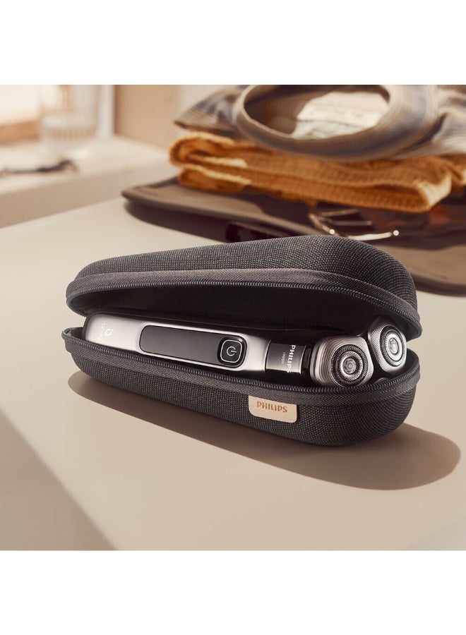فيليبس حلاقة كهربائية رطبة وجافة I9000 مع Skiniq، رأس مرن بدقة 360°، مستشعر حماية الضغط، ضمان 5 سنوات، مقصات منبثقة مدمجة، حقيبة سفر متضمنة - Image 4