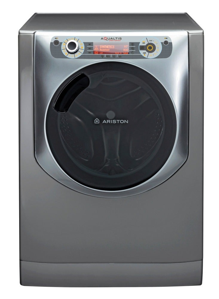 أريستون ARISTON WASHING MACHINE 10 KG 1400 RPM DRYER 7 KG SILVER COLOR AQD1070D 497X EX AQD1070D 497X EX silver