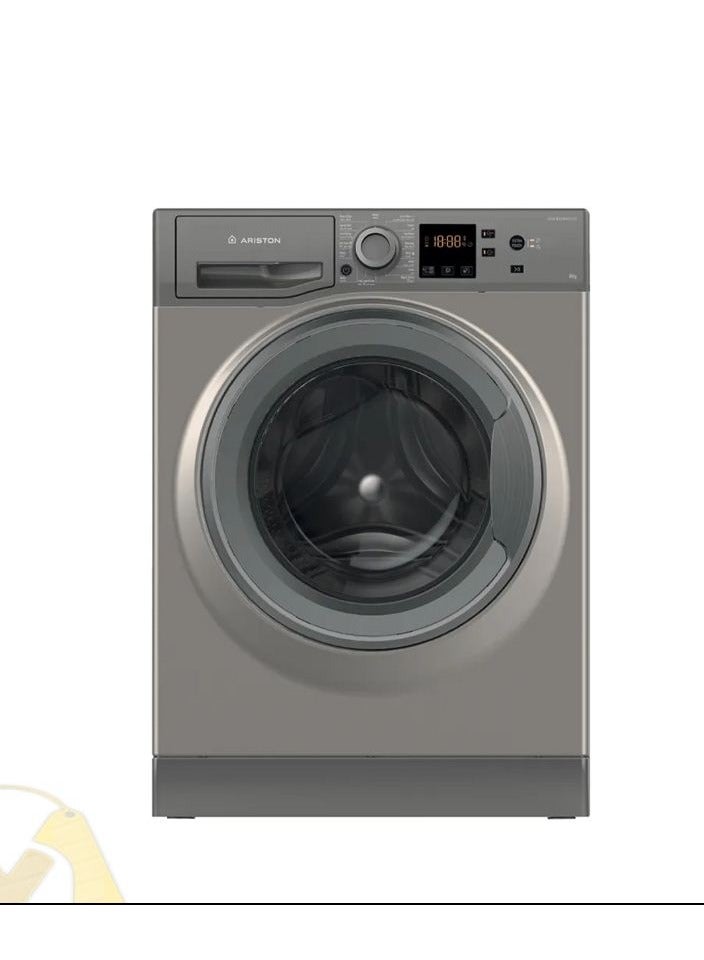 أريستون ARISTON WASHING MACHINE 7 KG 1200 RPM INVERTER SILVER NS 723U GG EG NS 723U GG EG silver