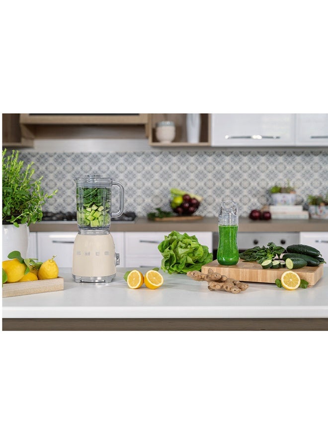 smeg 50s Style Retro Bench Blender 1.5 L 800 W BLF03CRAU Cream - Image 3