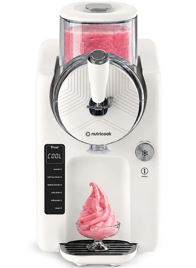 nutricook Frost Ice Cream Maker – 2-in-1 Soft Serve & Slushie Machine with Built-In Compressor | 6 Frozen Treat Modes, 7 Texture Settings, 1.8L Capacity | Instant Ice Cream Machine, No Pre-Freezing 1.8 L 150 W FRS330BG-ME Beige - Image 1