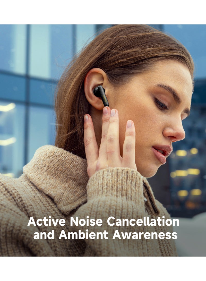 EDIFIER X5 Pro Active Noise Cancelling Bluetooth Earbuds, 10mm Dynamic Drivers, 0.08s Low Latency, 31H Playtime (ANC On) / 22H (ANC Off), App Customization, AI-Enhanced Calls, Fast Charging, IP55 Waterproof, Powerful Bass, Game Mode Black - Image 5