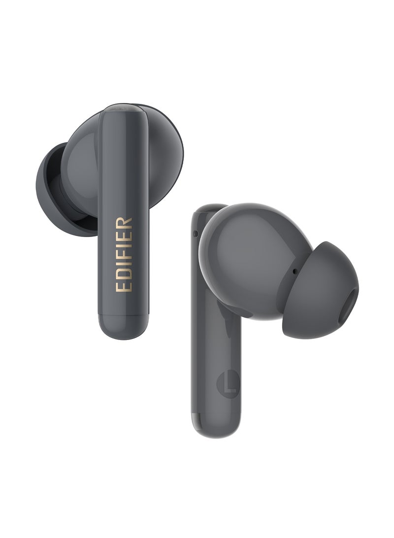 EDIFIER X5 Pro Active Noise Cancelling Bluetooth Earbuds, 10mm Dynamic Drivers, 0.08s Low Latency, 31H Playtime (ANC On) / 22H (ANC Off), App Customization, AI-Enhanced Calls, Fast Charging, IP55 Waterproof, Powerful Bass, Game Mode Grey - Image 2