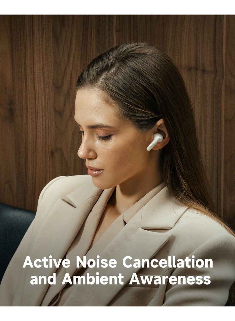 EDIFIER X5 Pro Active Noise Cancelling Bluetooth Earbuds, 10mm Dynamic Drivers, 0.08s Low Latency, 31H Playtime (ANC On) / 22H (ANC Off), App Customization, AI-Enhanced Calls, Fast Charging, IP55 Waterproof, Powerful Bass, Game Mode Ivory - Image 5