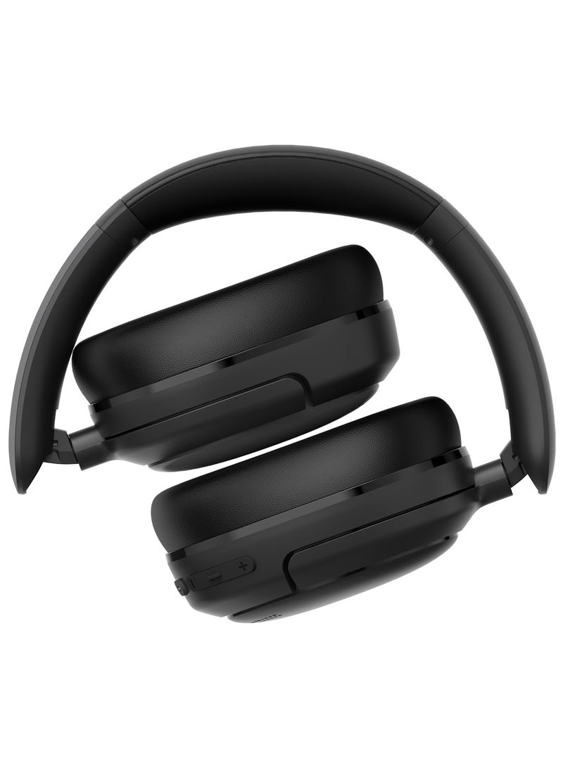 EDIFIER Wireless Over-Ear Bluetooth Headphones – Bluetooth 5.4, Foldable & Lightweight, 45H Battery Life, 40mm Drivers, Low Latency Black - Image 4