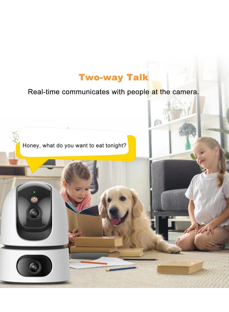 IMOU Ranger Dual 10MP Smart Full-color Wifi IP Camera, Wide View Dual Lens (5 MP Fixed Lens + 5 MP PT Lens) Built-in Microphone and Speaker, MicroSD Slot with AI/ 15m of Night Vision, Dual-channel Human & Pet Detection - Image 5