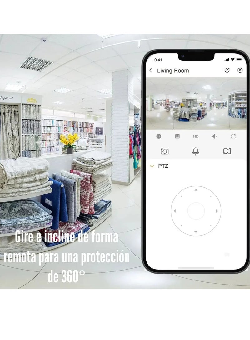 IMOU Ranger Mini 5mp 3K H.265 Wi-Fi 6 Pan & Tilt, Motorized IP Camera with AI, Auto Tracking, Two-Way Audio, Built-in Siren and Microphone, Smart Full-Color Night Vision, Human Detection - Image 3