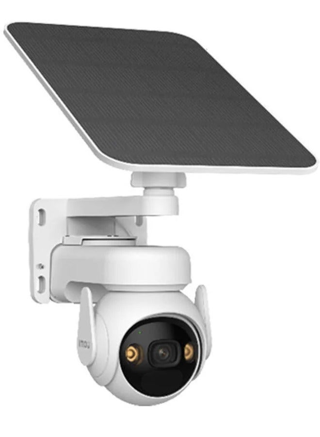 IMOU Cell PT 4G 2K Solar Security Camera Outdoor Wireless 15000mAh Battery CCTV Camera WiFi Home Security Camera 360°, Color Night Vision, AI Human Detection,Auto Tracking,Siren,2 Way Audio, IP66,Work with Alexa (IPC-K9EN-3T0TE-EU) 3MP - Image 2