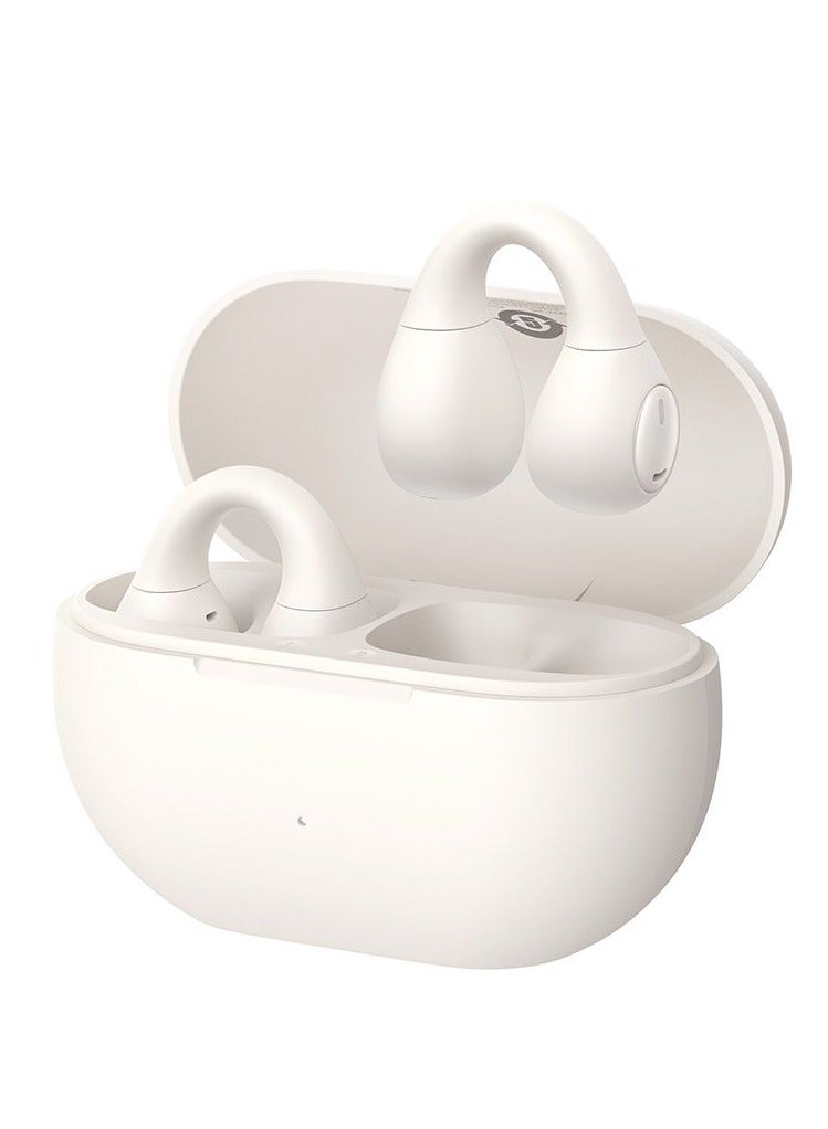 Baseus OS Bass 15 Clip Open-Ear True Wireless Earphones Stellar White - Image 2