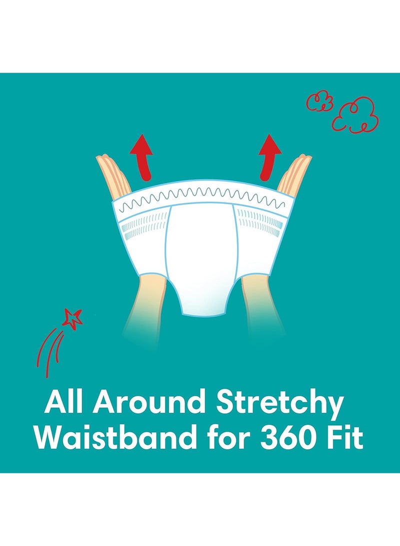 Pampers Baby-Dry Pants Diapers With Aloe Vera Lotion 360 Fit And Up To 100% Leakproof Size 4 9-14Kg Carry Pack 252 Count - Image 5