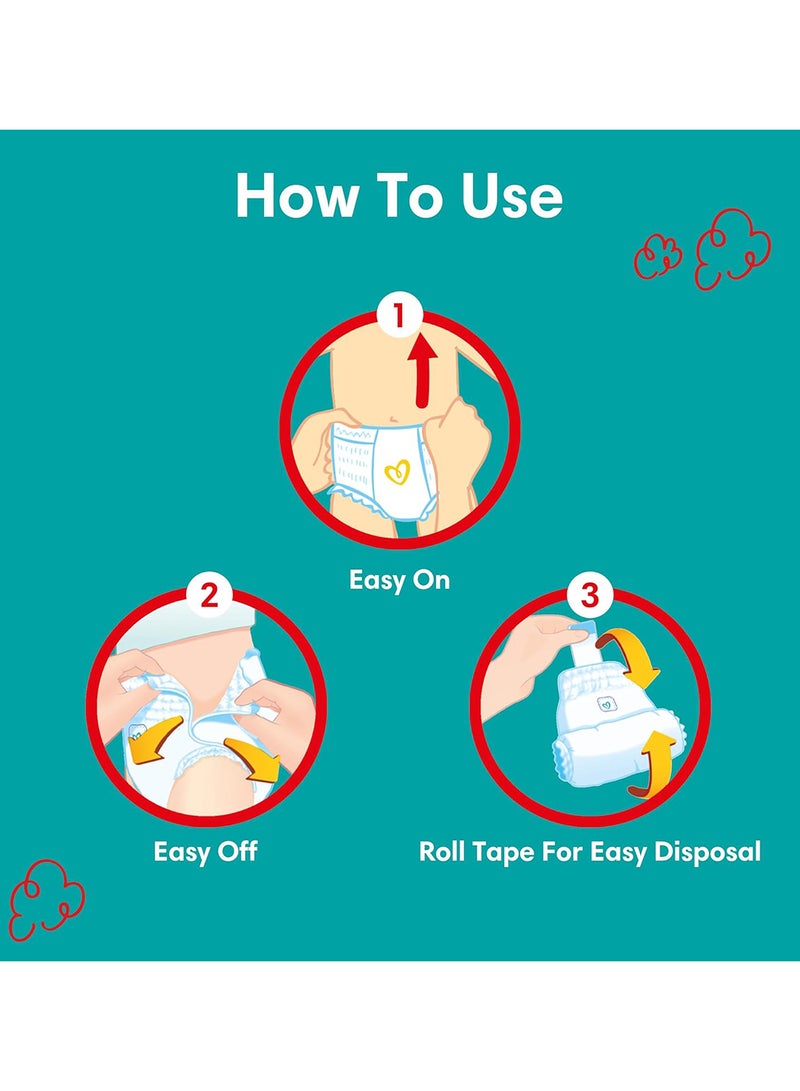 Pampers Baby-Dry Pants Diapers With Aloe Vera Lotion 360 Fit And Up To 100% Leakproof Size 3 6-11Kg Mega Box 105 Count - Image 3