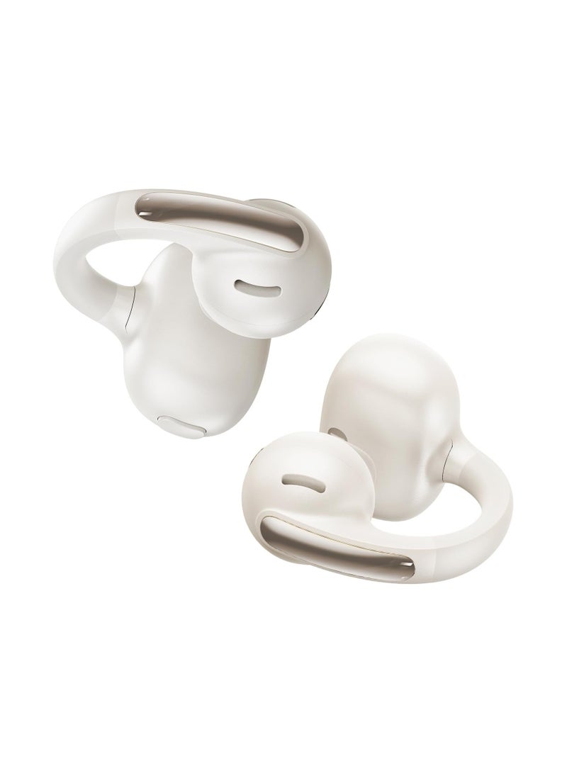 Baseus Bowie MC1 Open Ear Clip-On Earbuds, Adaptive Comfort with Anti-Drop Design, Impactful Sound with Adaptive Bass Boost, Adaptive Noise Cancelling Calls, IP57 Waterproof, 40H Playtime, Lightweight Black - Image 1