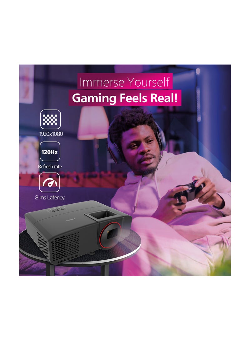 Philips GamePix 800 Smart Gaming Projector GMX800/INT Black - Image 5