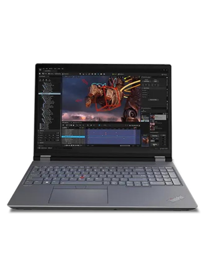 Lenovo (Upgraded Version) ThinkPad P16 Gen 2 21FBSBMK00 Intel Core i9-13950HX vPro, 16″ WQUXGA IPS, 32GB RAM 512GB SSD NVIDIA RTX 4000 Ada 12GB, Win 11 Pro English Strom Grey English Strom Grey - Image 1