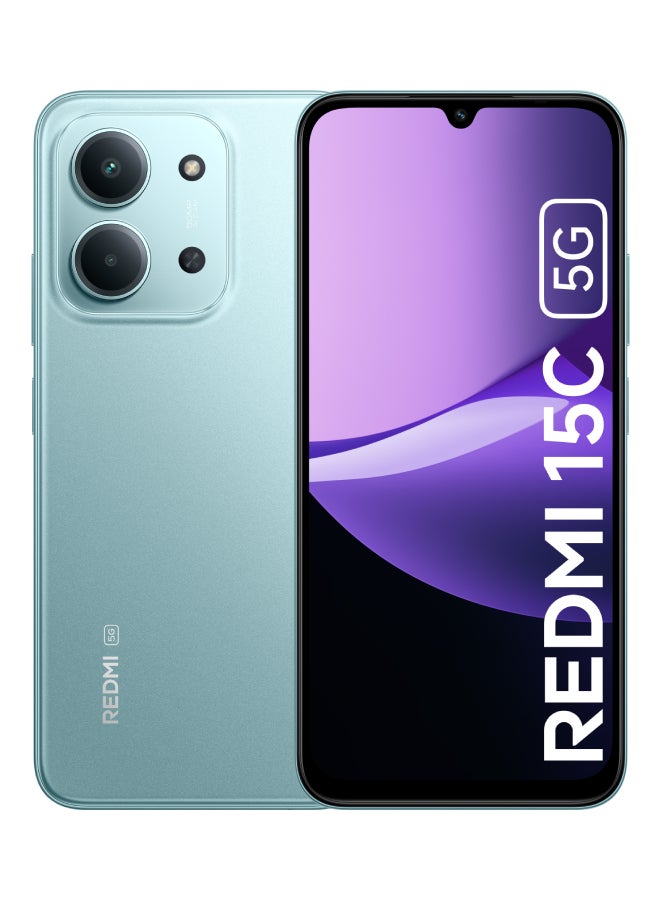 Xiaomi Redmi 15C Dual SIM Mint Green 8GB RAM 256GB  5G- Global Version - Image 1