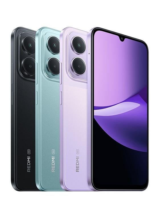 شاومي ريدمي 15C 5G ثنائي الشريحة وذاكرة وصول عشوائي سعة 8 جيجابايت وذاكرة تخزين سعة 256 جيجابايت باللون الأسود الداكن - إصدار عالمي - Image 2