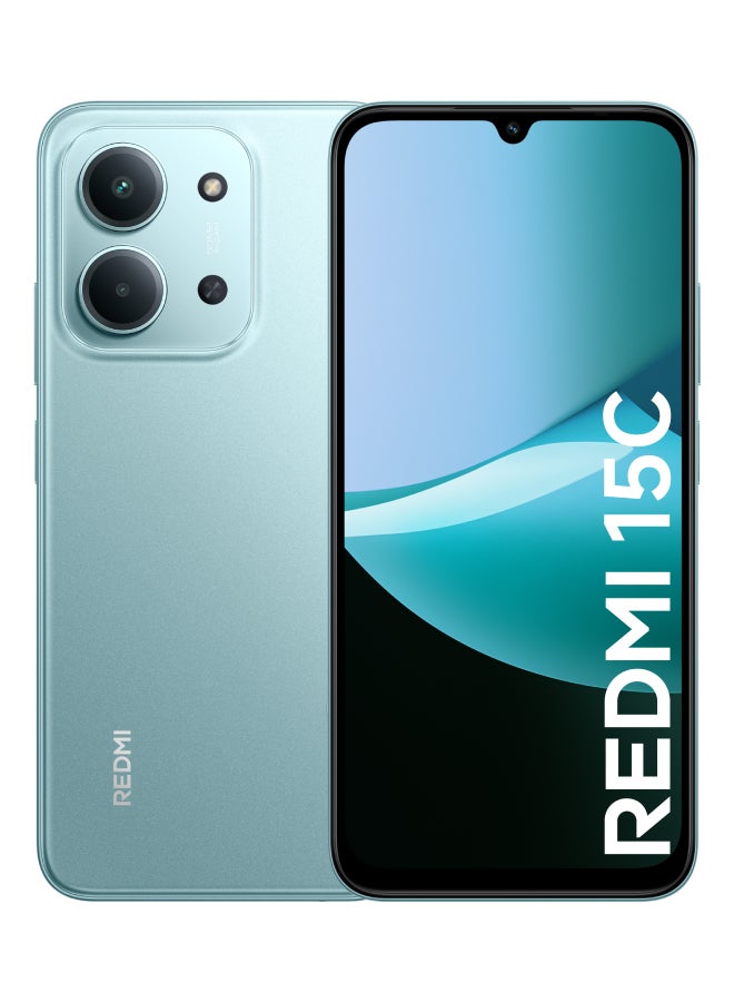 Xiaomi Redmi 15C Dual SIM Mint Green 8GB RAM 256GB 4G - Global