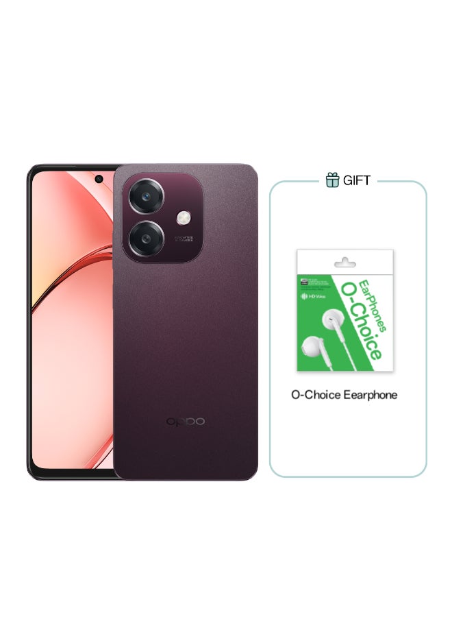 OPPO A5i Dual SIM Nebula Red 4GB RAM 128GB4G LTE  With Gift O-Choice Earphones - Middle East Version - Image 1