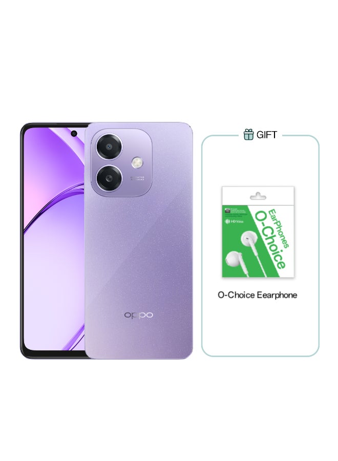 OPPO A5i Dual SIM Starry Purple 4GB RAM 128GB4G LTE  With Gift O-Choice Earphones - Middle East Version - Image 1