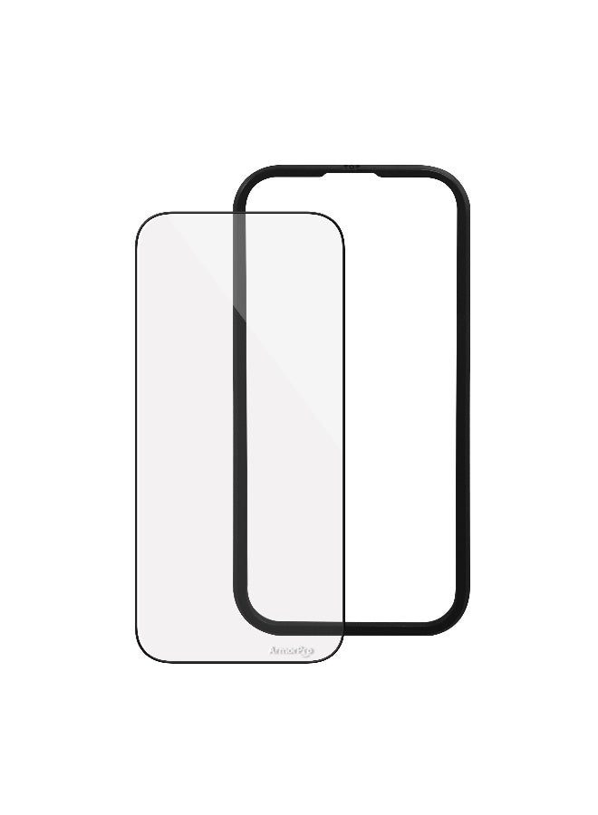 ArmorPro Basic 3-in-1 Combo for iPhone 17 HD tempered glass screen protector camera lens guard and clear MagSafe compatible case with anti yellowing finish and reinforced corners clear - Image 3