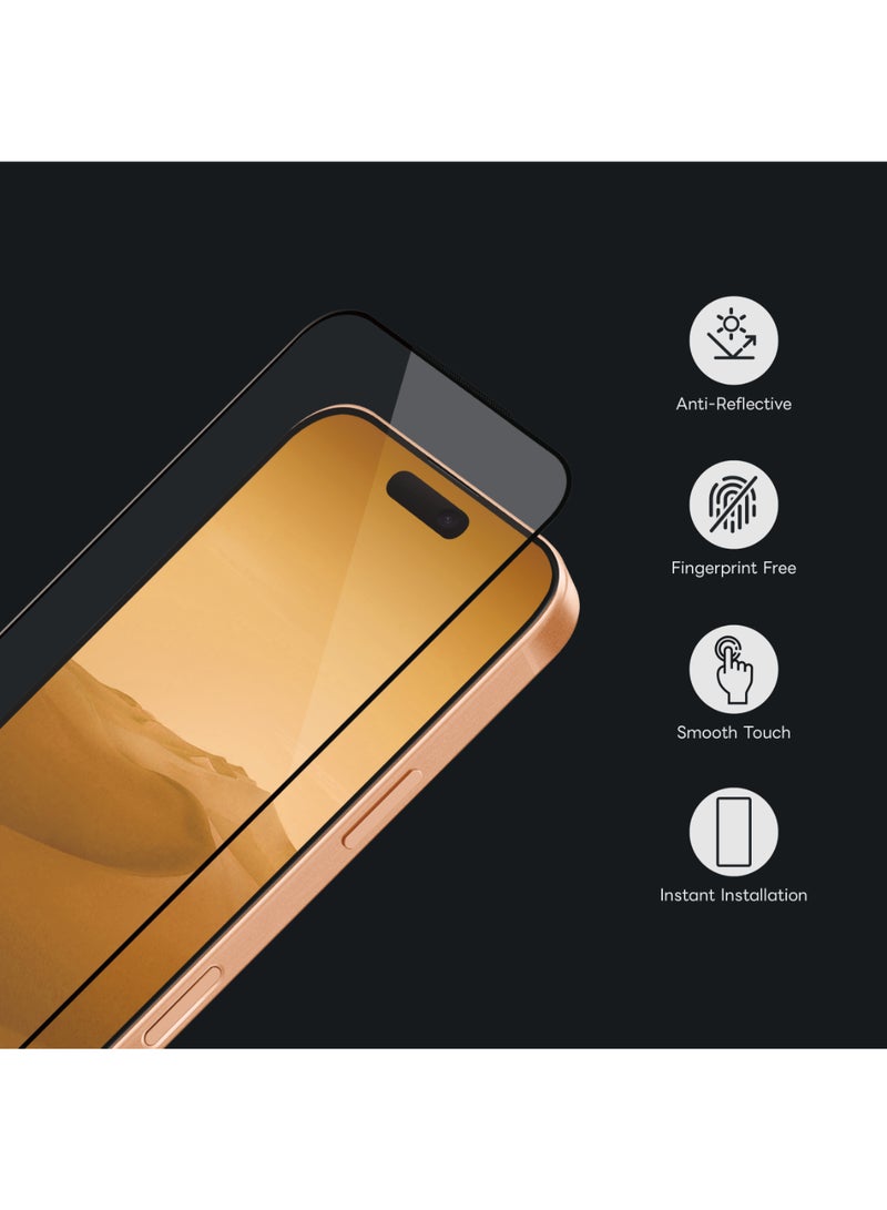 ارمور برو واقي شاشة ArmorPro RainbowBlocker عالي الدقة AR + مضاد للانعكاس لهاتف iPhone 17 Pro Max - Image 3