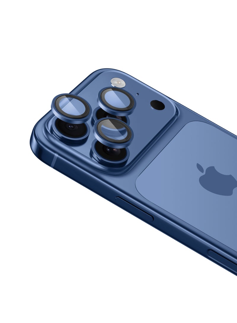 ارمور برو واقي عدسة كاميرا ArmorPro باللون الأزرق التيتانيوم لهواتف iPhone 17 Pro و 17 Pro Max - Image 5