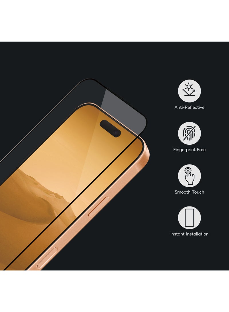 ارمور برو واقي شاشة ArmorPro RainbowBlocker عالي الدقة AR + مضاد للانعكاس لهاتف iPhone 17 Pro - Image 3