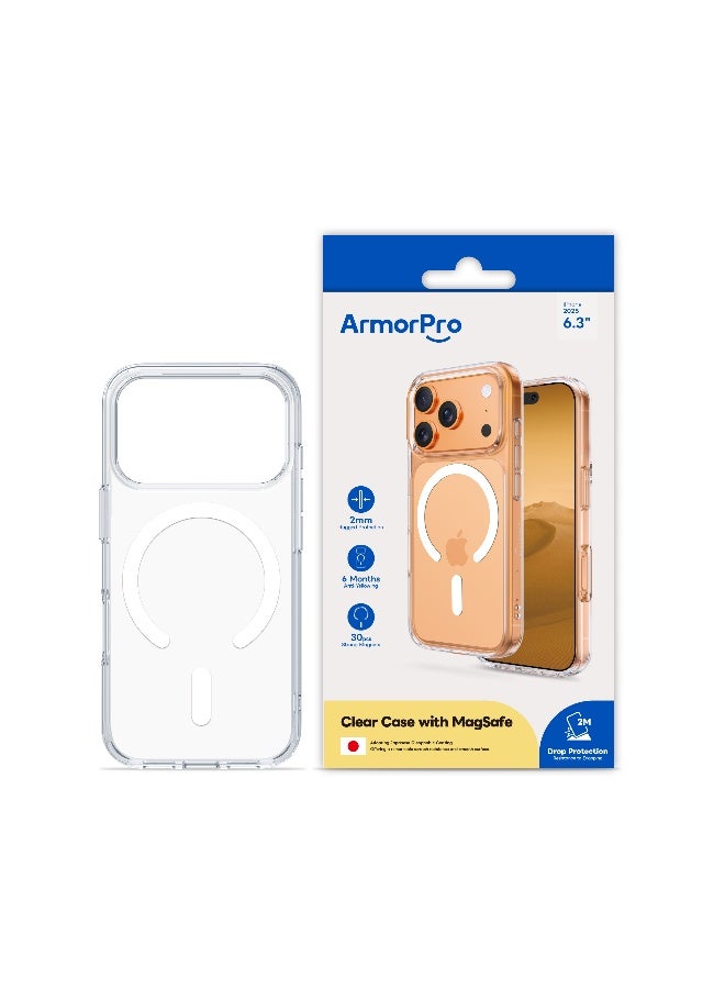 ارمور برو غطاء شفاف ArmorPro مع MagSafe باللون الأبيض لهاتف iPhone 17 Pro - Image 4