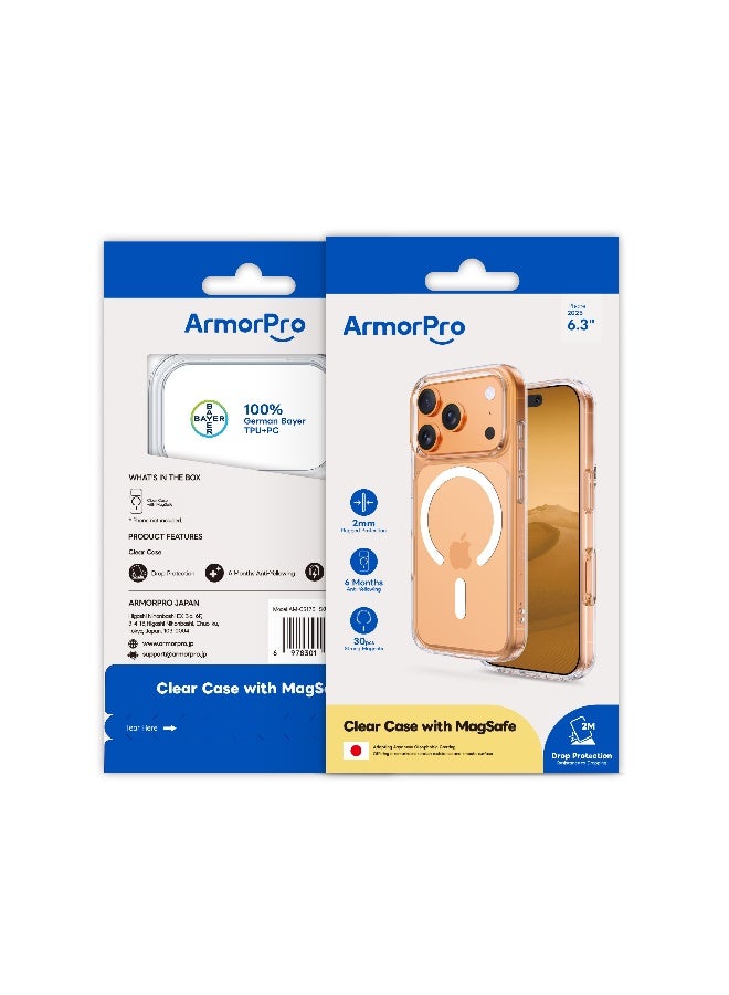 ارمور برو غطاء شفاف ArmorPro مع MagSafe باللون الأبيض لهاتف iPhone 17 Pro - Image 5