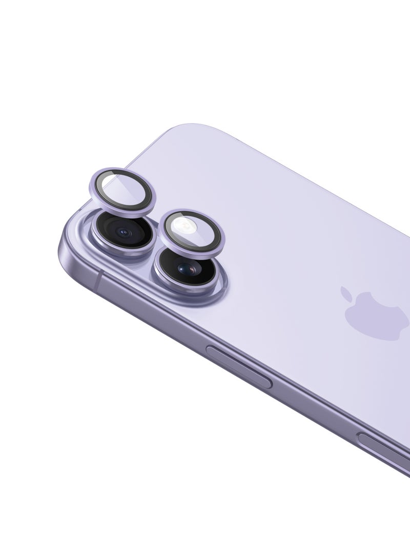 ArmorPro Camera Lens Protector Purple for iPhone 17 Purple tempered glass lens guard with anti fingerprint treatment and reinforced ring for complete camera safety Purple - Image 5