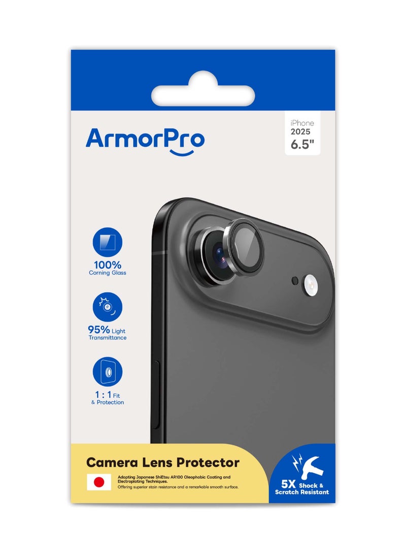 ارمور برو واقي عدسة كاميرا ArmorPro باللون الأسود لهاتف iPhone 17 Air - Image 2