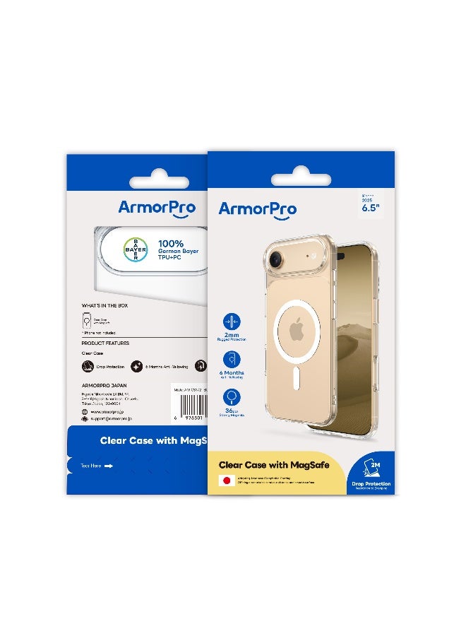 ارمور برو غطاء شفاف ArmorPro مع MagSafe باللون الأبيض لهاتف iPhone 17 Air - Image 5