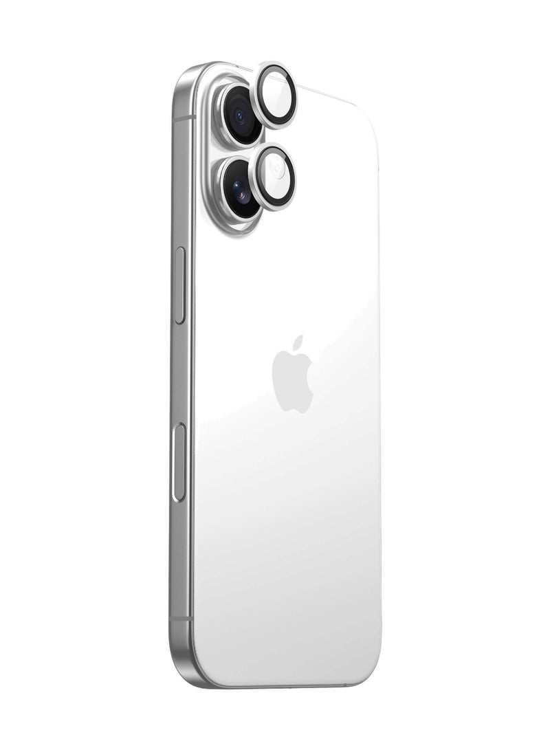 ArmorPro Camera Lens Protector Silver for iPhone 17 Silver tempered lens guard offering full coverage anti fingerprint coating and clear optics for undistorted photos Grey - Image 4