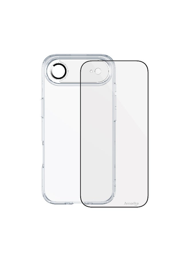 ارمور برو طقم ArmorPro أساسي 4 في 1 (واقي شاشة عالي الدقة + عدسة كاميرا + غطاء شفاف + غطاء حماية للكاميرا) لهاتف iPhone 17 Air - Image 1
