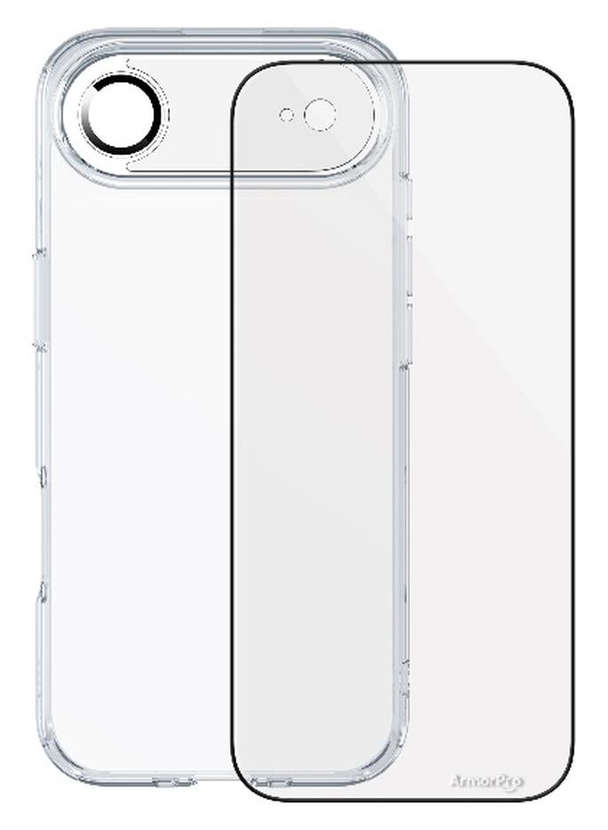 ArmorPro 4-in-1 HD Combo for iPhone 17 Air HD screen protector durable camera lens cover camera shield and transparent case offering shock absorption anti scratch coating and perfect fit clear - Image 1