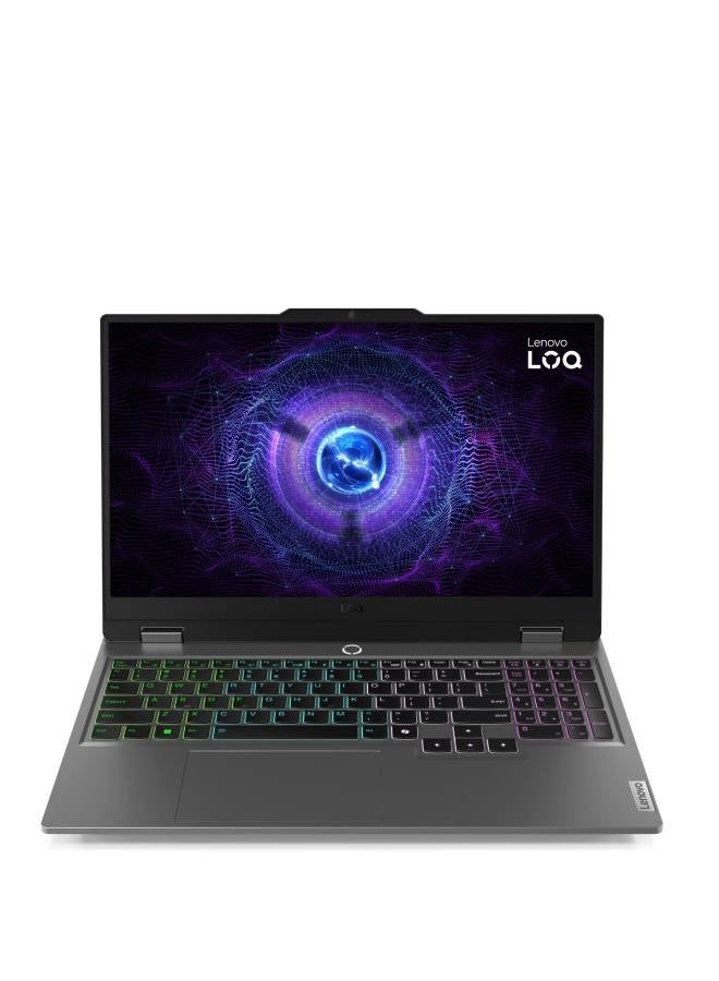 Lenovo Lenovo LOQ 15IRX9 Gaming Laptop with LA1 Ai Chip | NVIDIA GeForce RTX 3050 6GB | Intel 13th Gen i7-13650HX | 15.6 Inch FHD IPS 144Hz 100% sRGB with G-Sync | 24GB DDR5 RAM | 512GB PCIe SSD | FHD Camera| Backlit Keyboard | Wi-Fi 6 | Luna Grey English/Arabic Luna Grey - Image 1