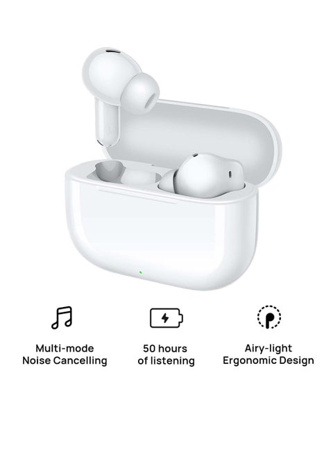 فري بودز SE 4 ANC، سماعات أذن لاسلكية حقيقية، سماعات أذن بإلغاء الضوضاء متعددة الأوضاع، عمر بطارية طويل يصل إلى 50 ساعة، سماعات داخل الأذن بلوتوث 5.4، متوافقة مع iOS وAndroid، IP54