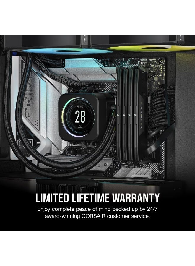 CORSAIR Vengeance 192GB (4x48GB) DDR5 DRAM Desktop Memory Kit – 5200MHz, CL38, Non-ECC, Unbuffered, Intel XMP 3.0, High-Performance Overclocking, Compact Heat Spreader Design, Black | CMK192GX5M4B5200C38 - Image 4