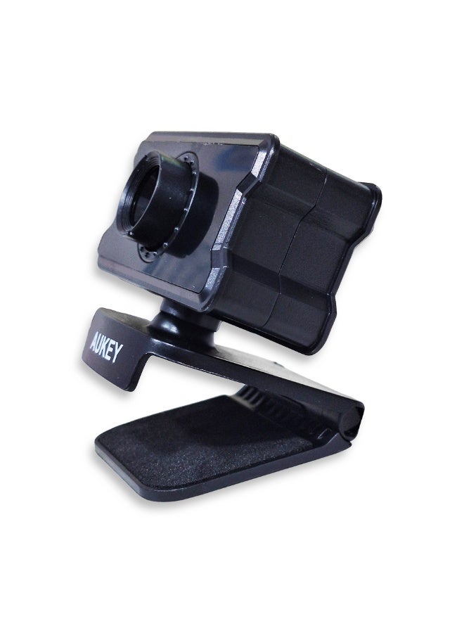 Aukey HD Webcam1080P ,  Aluminum Webcam with Built in Microphone , Stylish design and high-quality display for a clearer, more professional communication experience , Lightweight and portable, it supports UVC technology for fast, for Desktop Laptop PC - Autofocus USB Camera for Video Calling Zoom Meeting black - Image 4